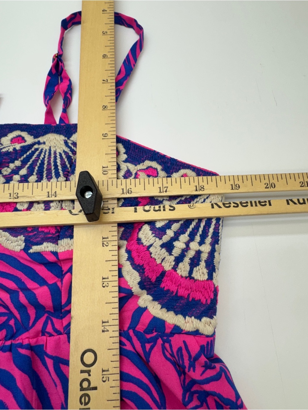 Lilly Pulitzer Dress Women Size 12 Pink Zebra Print Bernadetta Preppy Maxi - Picture 8 of 9